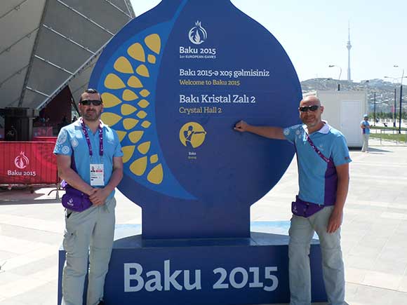 picture showing In 2015 the 1st European Games were held in Baku, Azerbaijan. Sword Security were on hand to provide professional crowd management services.
